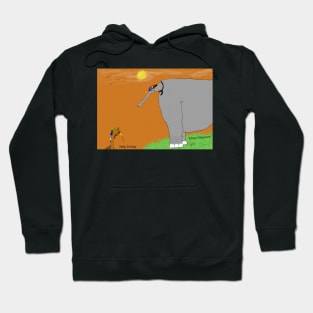 Turkey and Elephant Hoodie